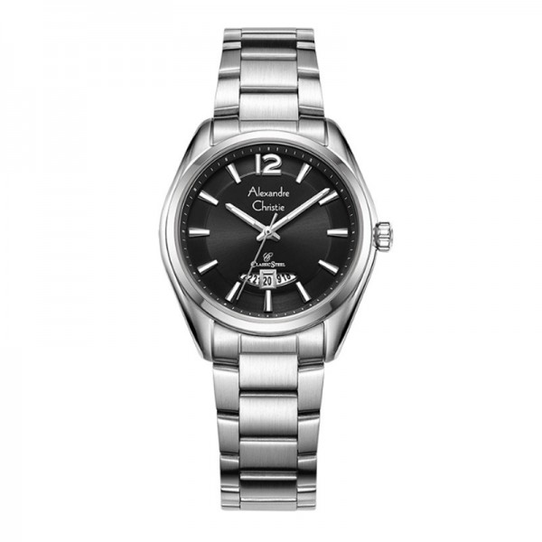 Alexandre Christie AC 8679 Silver Black Lady LDBSSBA Alexandre Christie AC 8679 Silver Black Lady LDBSSBA